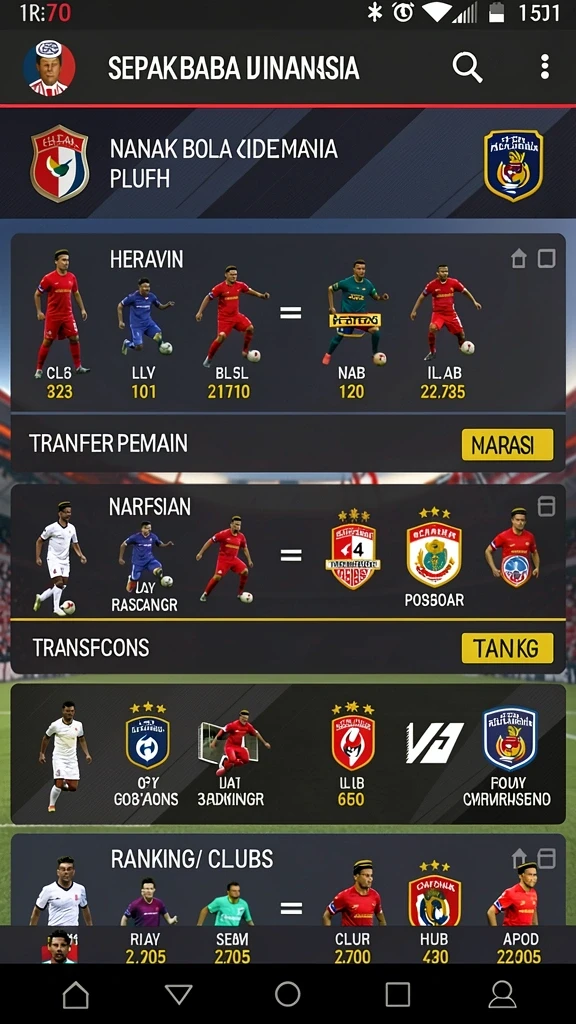 Statistik permainan yang membantu pemain merencanakan strategi.
