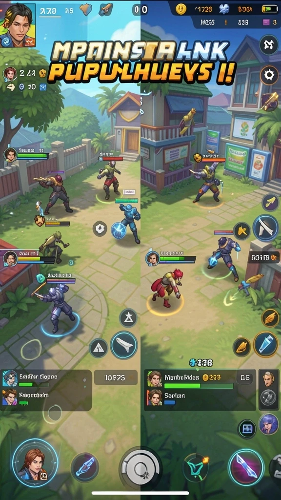 Animasi dalam game saat karakter menjalani misi.