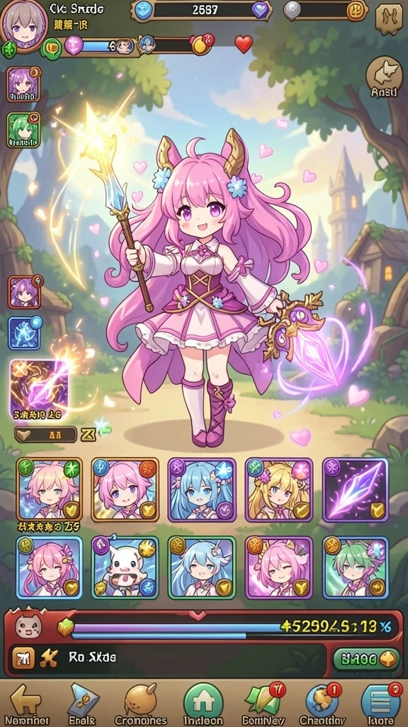 Gameplay seru dengan karakter yang unik.