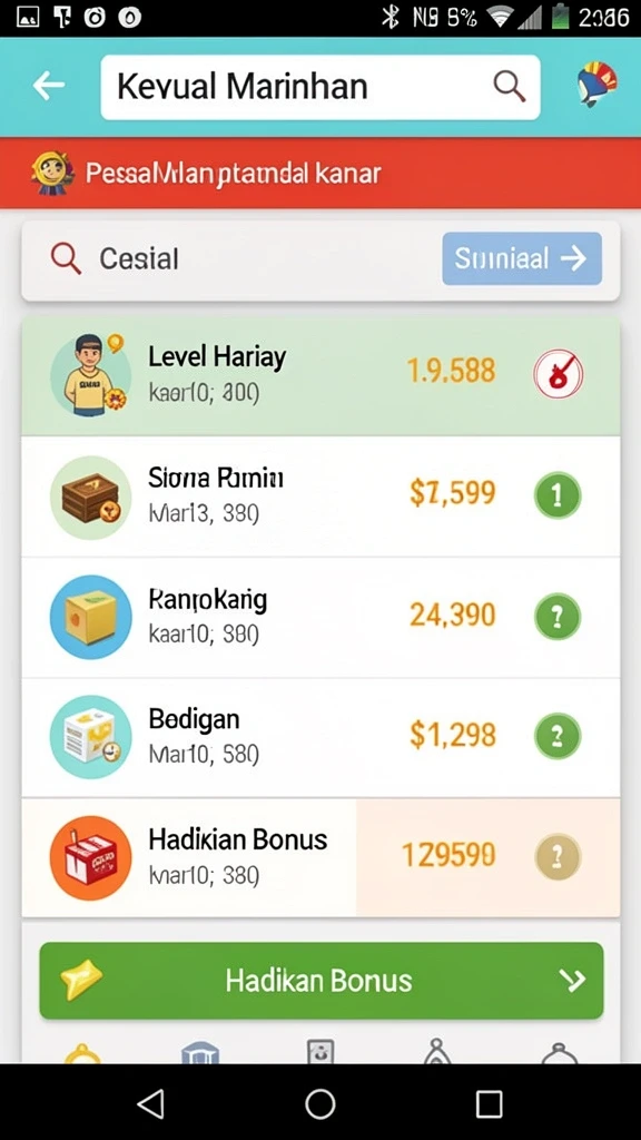 Tampilan antarmuka pengguna FUJI66 yang menarik.