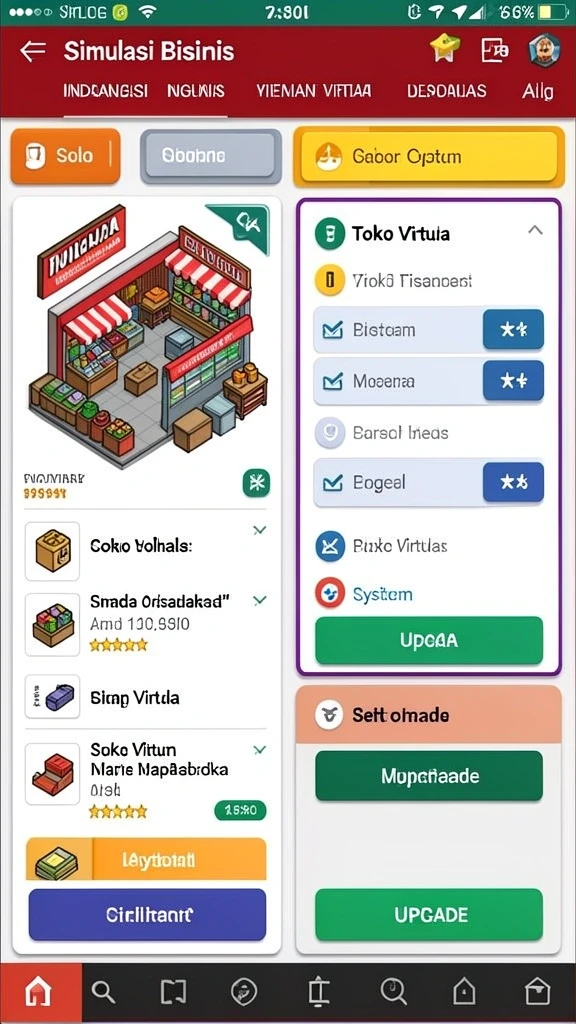 Sistem pertempuran yang dinamis dan seru.