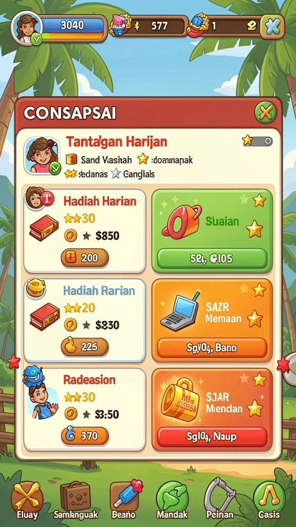 Tampilan antarmuka yang menarik dan mudah digunakan.