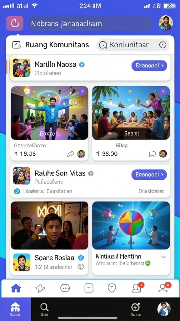 Beragam pilihan permainan yang sangat menghibur.