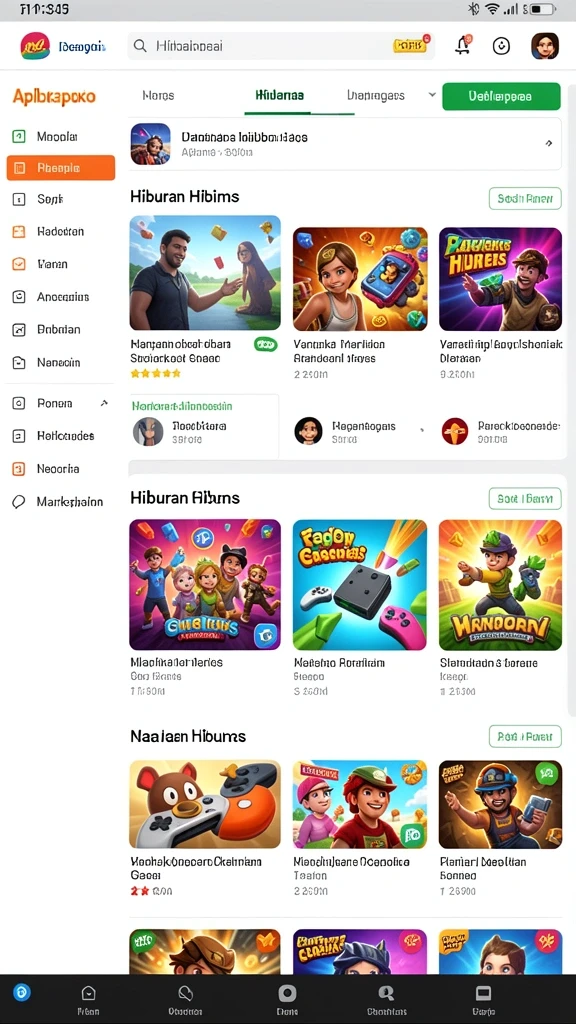 Fitur turnamen dengan hadiah menarik.