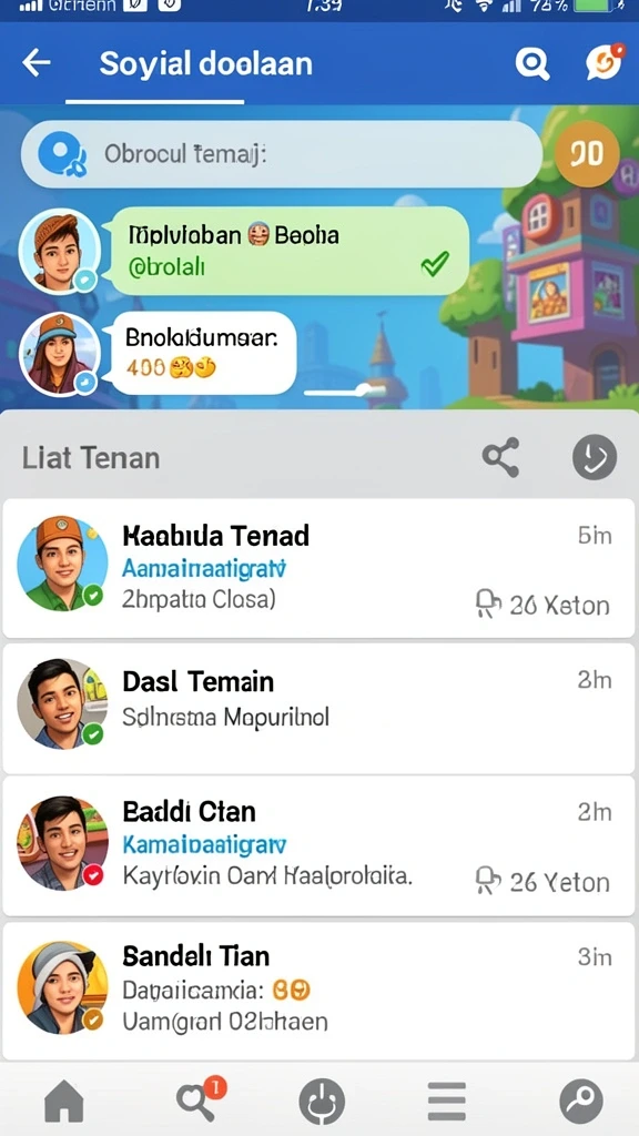 Fitur hadiah menarik yang membuat permainan semakin seru.