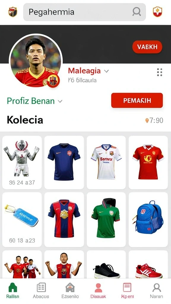 Tampilan utama aplikasi MACANTOTO yang menarik.