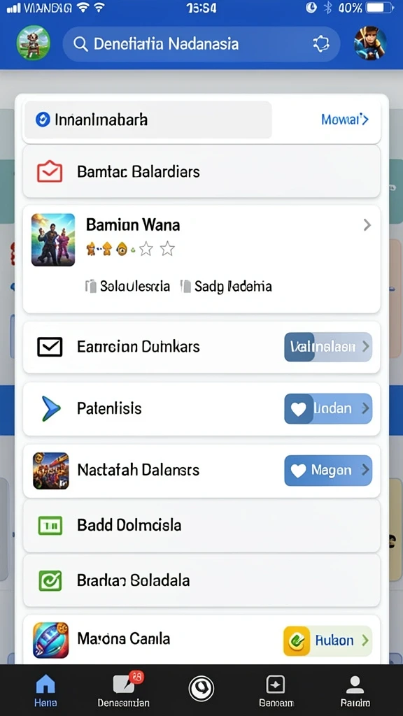 Tampilan antarmuka yang menarik dan user-friendly.