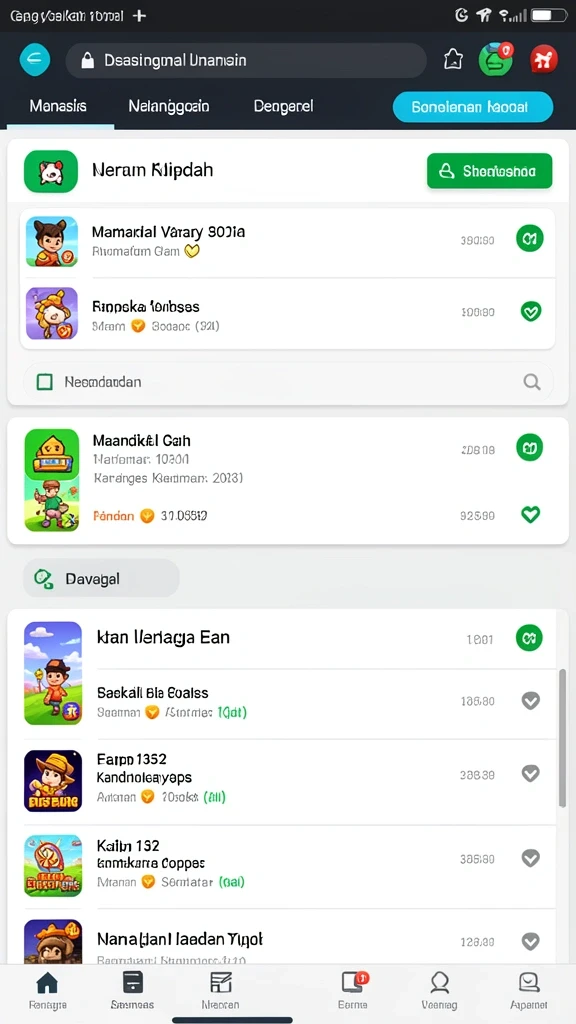 Tampilan awal yang menarik dan intuitif.