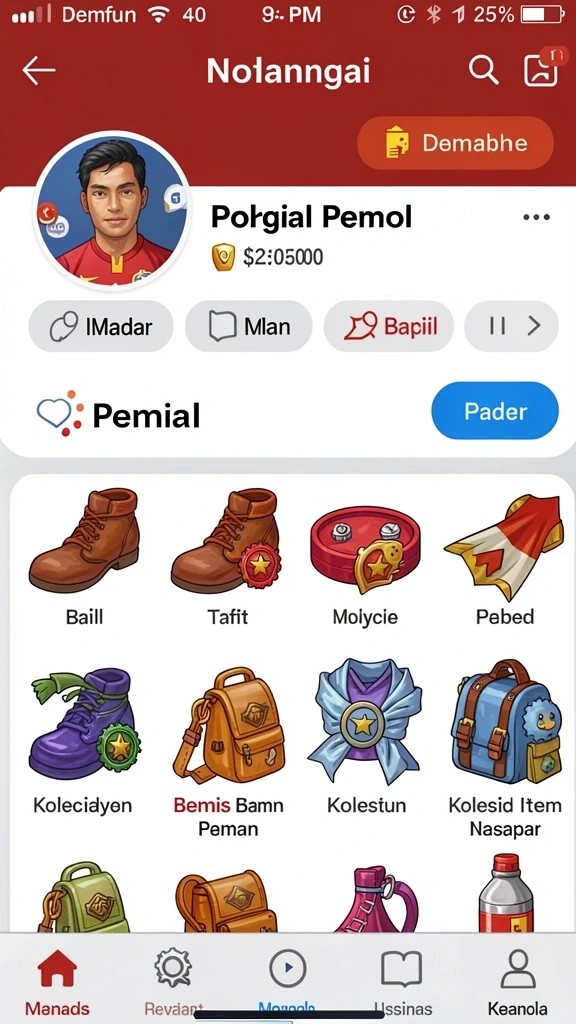 Tampilan antarmuka yang mudah digunakan.