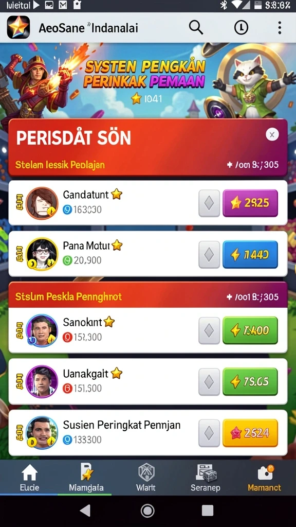 Misi menarik dan tantangan seru setiap hari.