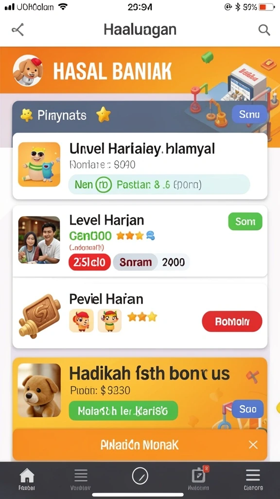 Tampilan antarmuka yang menarik dan ramah pengguna.