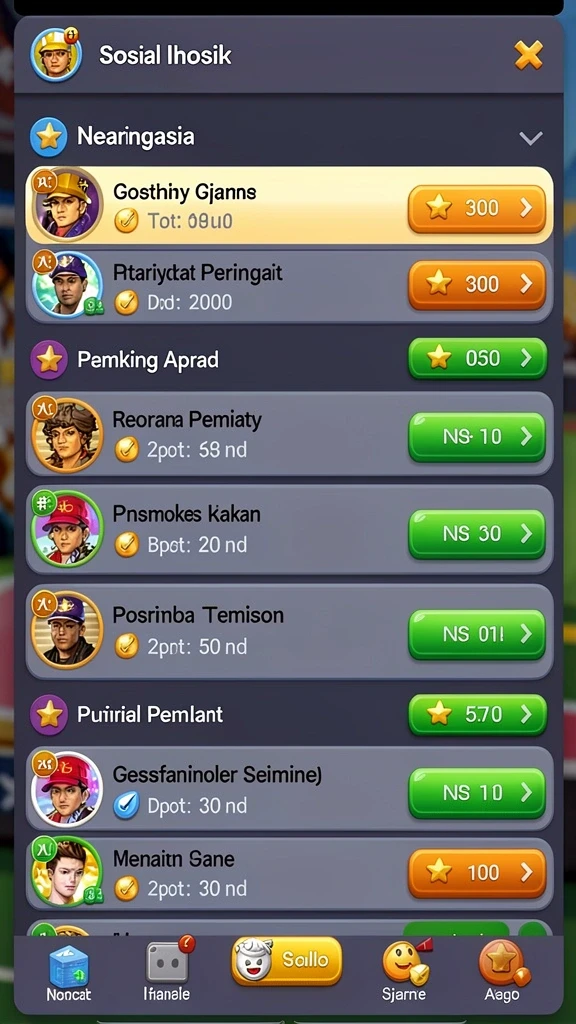 Tampilan antarmuka yang user-friendly.