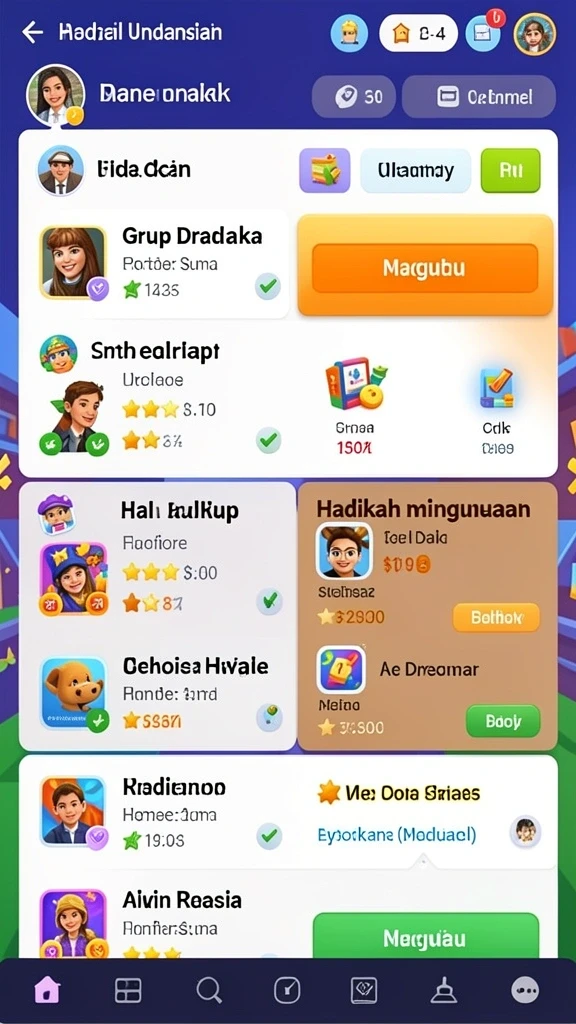 Event spesial dengan hadiah menarik setiap minggu.