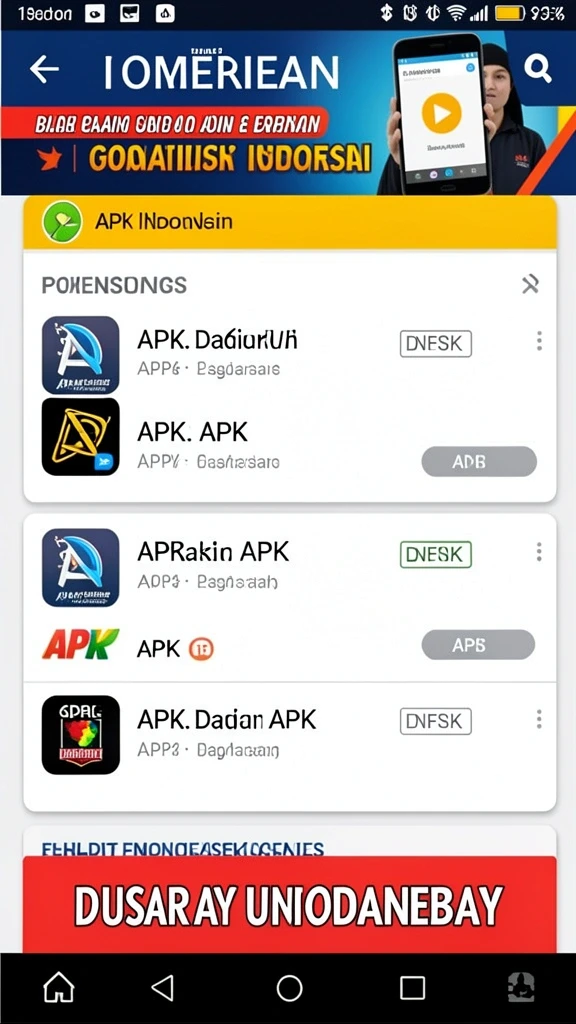 Tampilan karakter dalam permainan yang menarik.