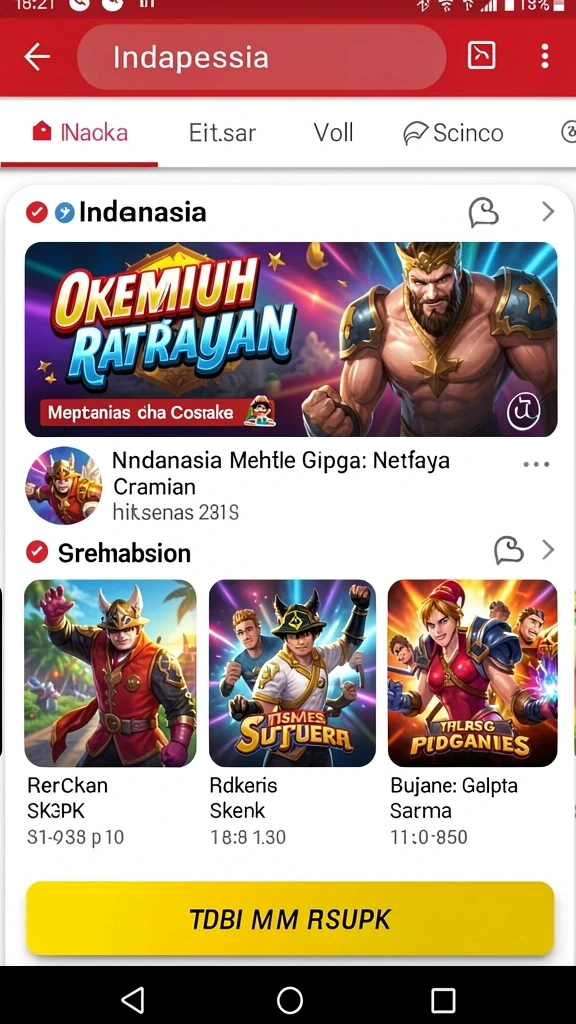 Beragam permainan menarik untuk dipilih.