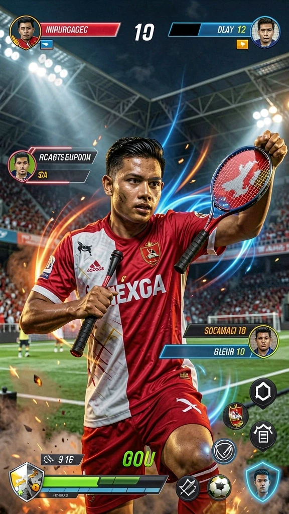 Tampilan grafis yang menawan dalam permainan.