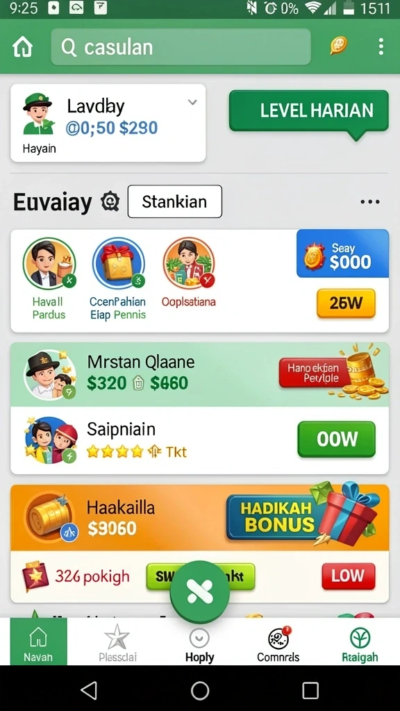 Tampilan antarmuka yang menarik dan mudah digunakan.