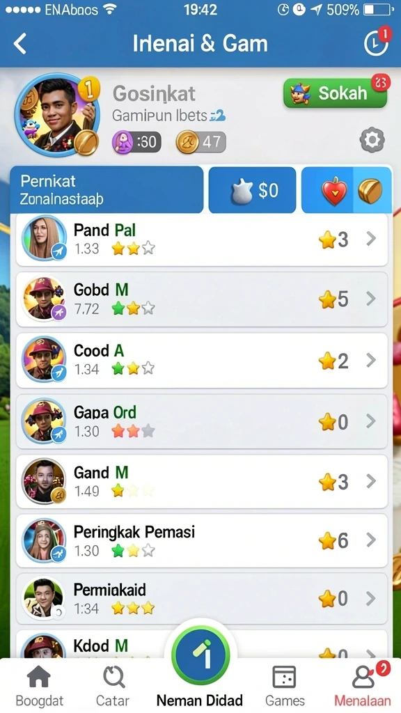 Beragam tema permainan yang menyenangkan untuk dijelajahi.