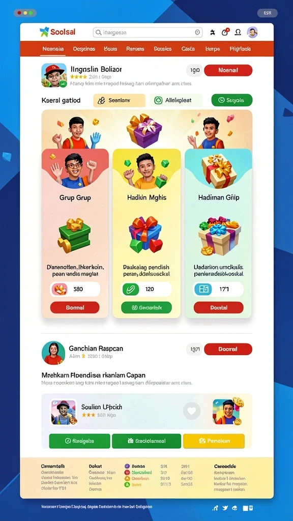 Tampilan antarmuka yang menarik dan mudah dipahami.