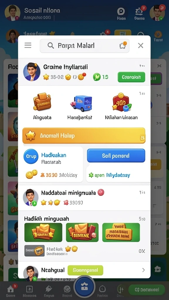 Fitur obrolan untuk interaksi antar pemain yang lebih baik.
